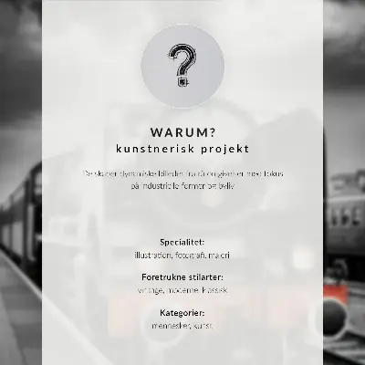 Poster mit einer klassischen schwarz-weißen Dampflokomotive