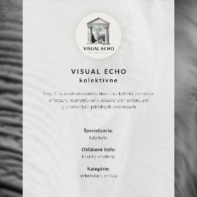 Wandposter Architekturperspektive der monochromen Symmetrie