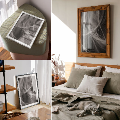 Kunstdruck leinwand Zarte Linien, abstrakter moderner Stil