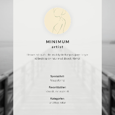 Poster Schwarz-weiße Pier, ruhiges Wasser, minimalistische Landschaft