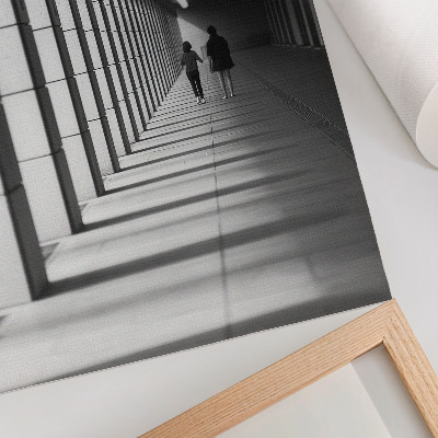 Poster Moderne Architektur: lange Schatten, Symmetrie