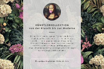 Kunstdruck leinwand Ein Rosenstrauß vor einer weißen Wand