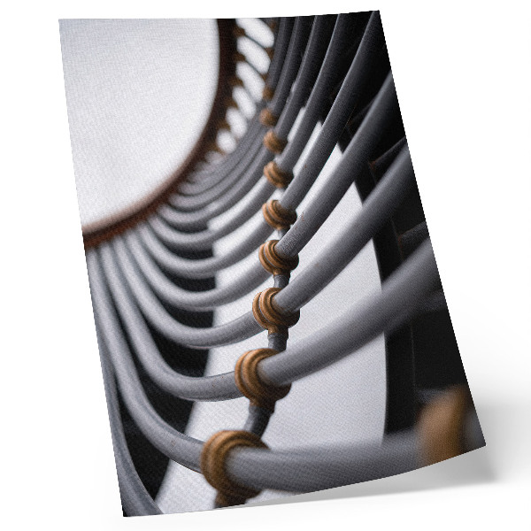 Kunstdruck leinwand Rohrbögen, Metallkonstruktion, Raumgestaltung