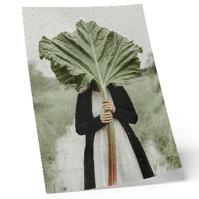 Das Geheimnis der Natur: Blatt und Figur Poster