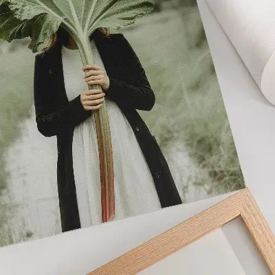 Das Geheimnis der Natur: Blatt und Figur Poster