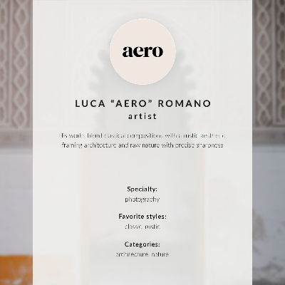 Wandposter Orientalische Dekorationen und Wandsymmetrie