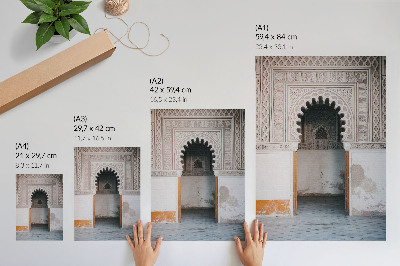 Wandposter Orientalische Dekorationen und Wandsymmetrie
