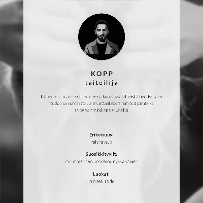 Kunstdruck auf Leinwand schwarz-weiße Geste des Friedens im minimalistischen und eleganten Design