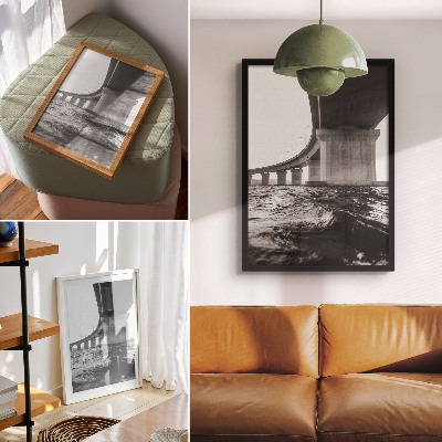 Wandposter Minimalismus verbindet Architektur und Moderne
