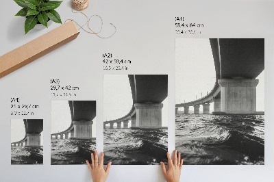 Wandposter Minimalismus verbindet Architektur und Moderne