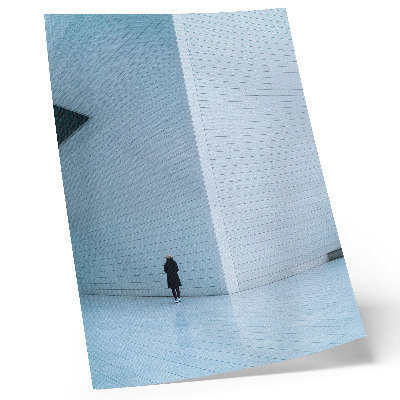 Kunstdruck leinwand Eine beeindruckende Wand mit geometrischen Mustern