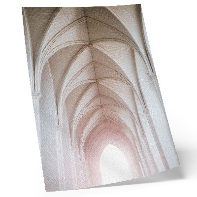 Poster Elegante Gewölbe, Bögen, Symmetrie, lichtdurchfluteter Raum