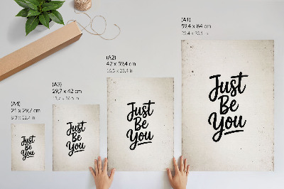 Wandposter Minimalismus, Eleganz, Motivation, Schwarz-Weiß-Kontrast
