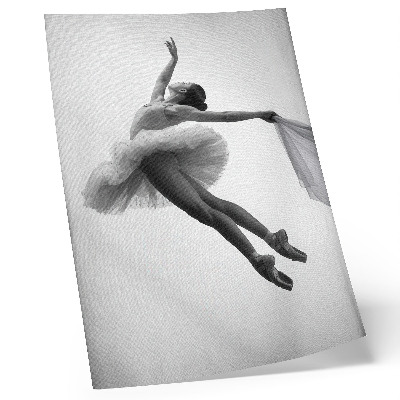 Poster Eine Ballerina in anmutiger und leichter Bewegung