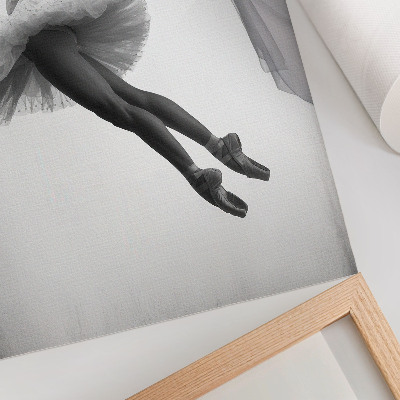 Poster Eine Ballerina in anmutiger und leichter Bewegung