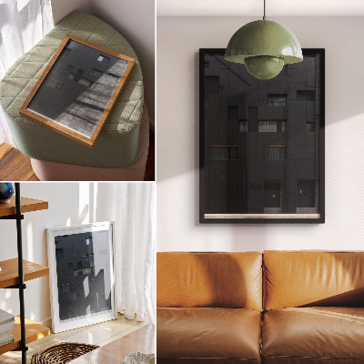 Kunstdruck leinwand Minimalistische Fassade, geometrische Formen, Harmonie