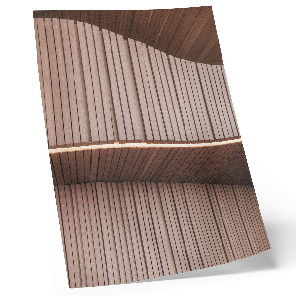 Poster Beige, helle, moderne Holzpaneele