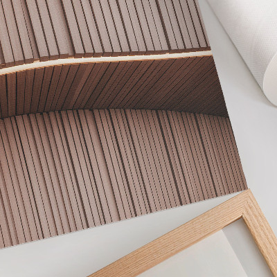 Poster Beige, helle, moderne Holzpaneele