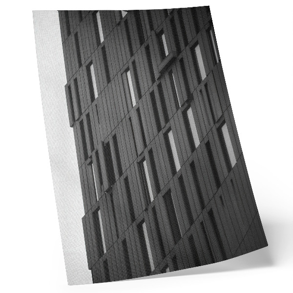Poster Geometrische Graphitformen in modernem Stil