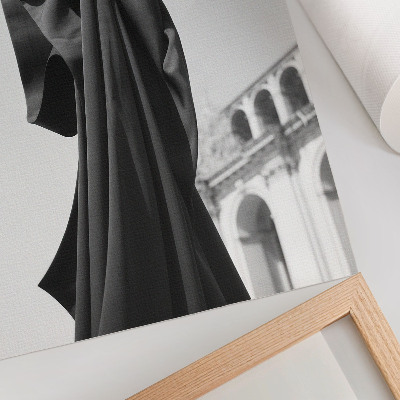 Wandposter Minimalistische Stoffarchitektur