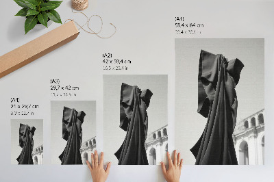 Wandposter Minimalistische Stoffarchitektur