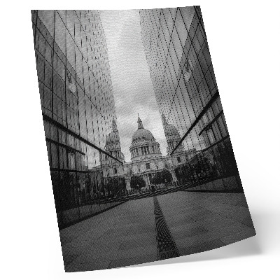Poster Symmetrie moderner und klassischer Architektur