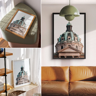 Kunstdruck leinwand Beeindruckende Kuppeldetails, klassische Architektur