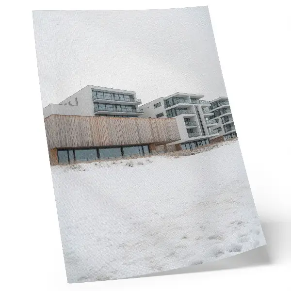 Poster moderne Gebäude in minimalistischer Architektur