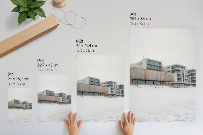 Poster Moderne Gebäude minimalistische Architektur