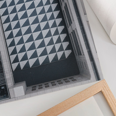 Kunstdruck leinwand Elegante geometrische Muster, futuristische Architektur