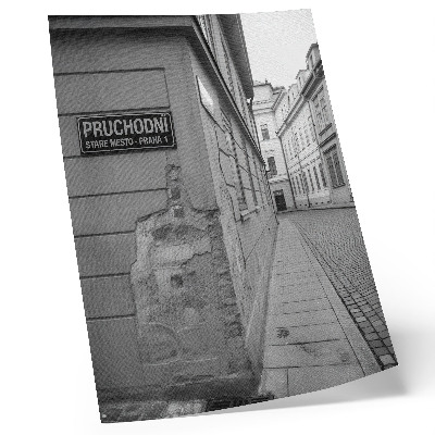 Wandposter Fassaden alter Gebäude, architektonische Details