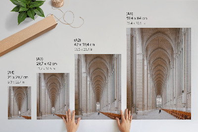 Kunstdruck leinwand Hohe Bögen, Eleganz, Symmetrie, Ruheraum