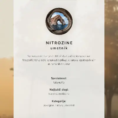 Kunstdruck auf Leinwand ein stiller Wald über der Wasseroberfläche mit mystischer Aura