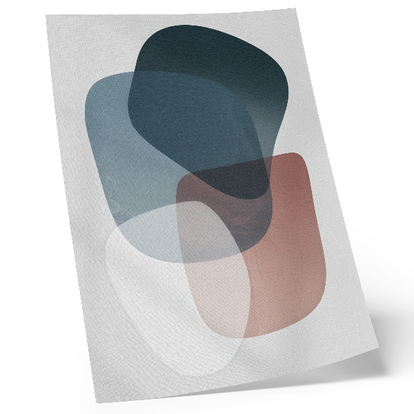Poster Ineinandergreifende Formen, Eleganz, Minimalismus