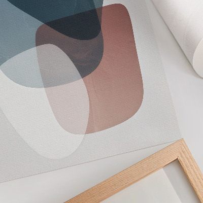 Poster Ineinandergreifende Formen, Eleganz, Minimalismus