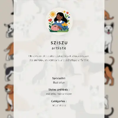 Wandposter Farbset mit Katze, Maus und Märchenfiguren