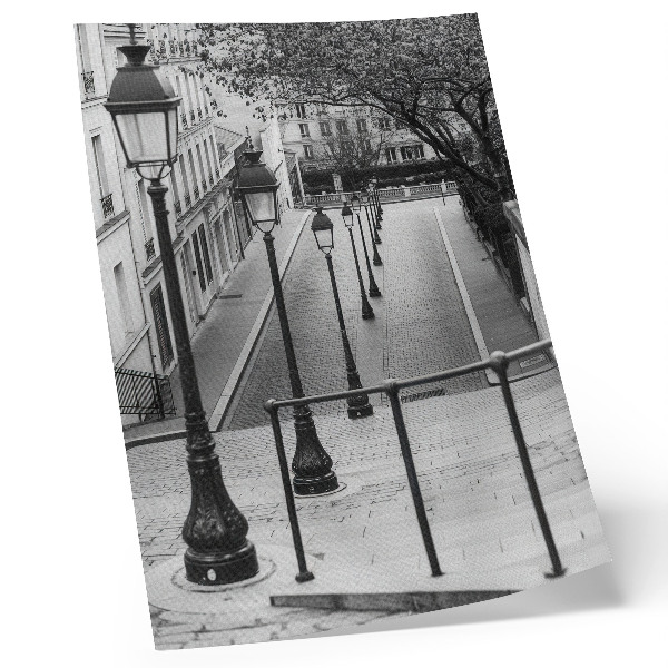 Wandposter Charmante Laternen, wunderschöne Architektur, Straße