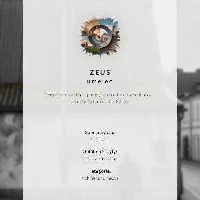 Wandposter mit Motiv von Straße, Mietshäusern, Blumen und Fahrrad in Schwarzweiß