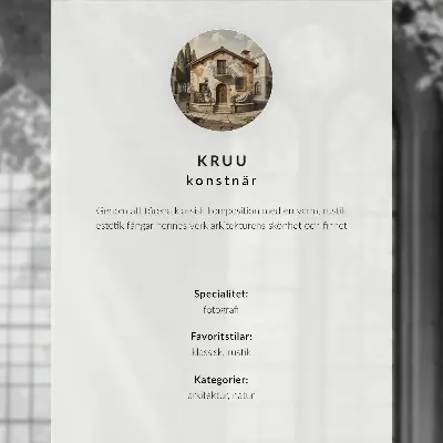 Kunstdruck auf Leinwand ein warmes Haus mit Bäumen und Steinmauer in friedlicher Atmosphäre