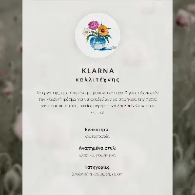 Wandposter mit einer einzigartigen Blumenkomposition für ein modernes Interieur
