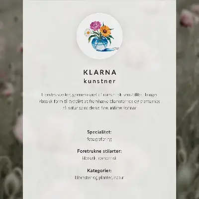 Wandposter mit einer einzigartigen Blumenkomposition für ein modernes Interieur