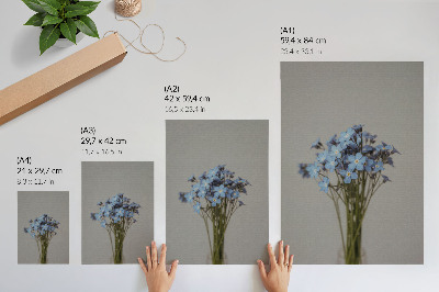 Wandposter Eine einzigartige Blumenkomposition für ein modernes Interieur