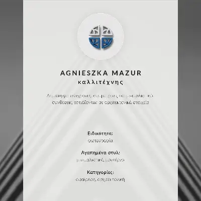 Poster pastellfarbene Bögen mit Meer und minimalistischer Architektur