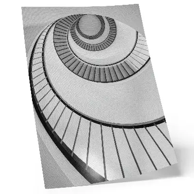Poster Wendeltreppe faszinierende geometrische Eleganz