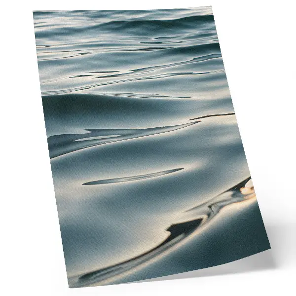 Wandposter ruhige Wellen mit Motiven von Harmonie, Frieden, Sanftheit und Entspannung