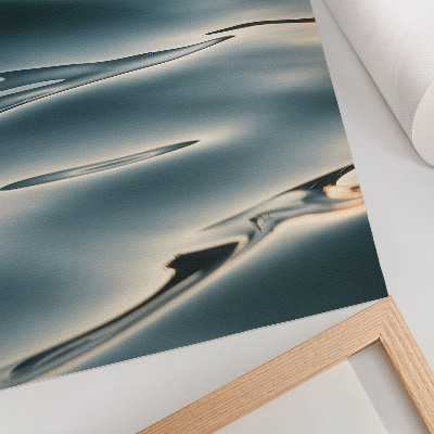 Wandposter Ruhige Wellen, Harmonie, Frieden, Sanftheit, Entspannung