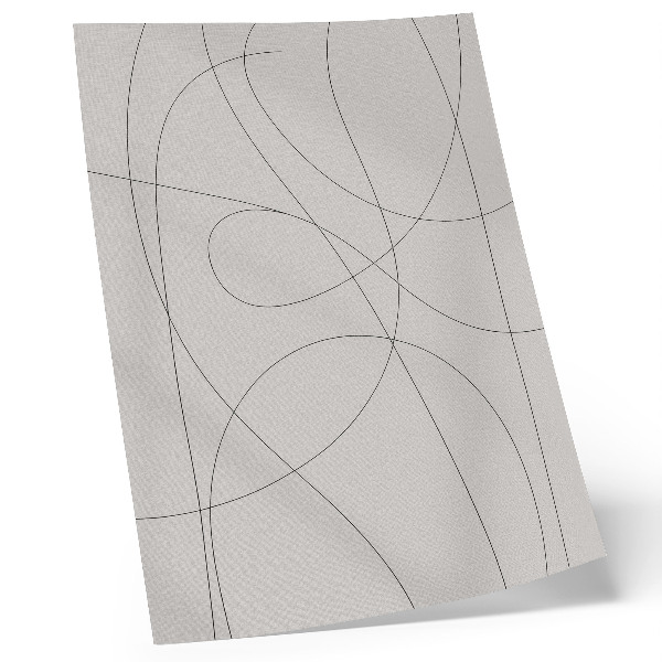 Wandposter Kreative Linien auf neutralem Hintergrund ohne Chaos