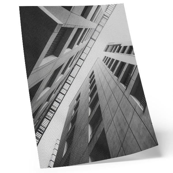 Wandposter Moderne Architektur mit geometrischen Linien