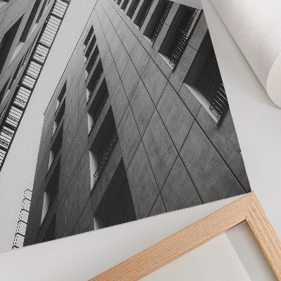 Wandposter Moderne Architektur mit geometrischen Linien
