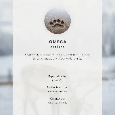 Poster mit einem Porträt eines fröhlichen Fuchses in winterlicher Umgebung
